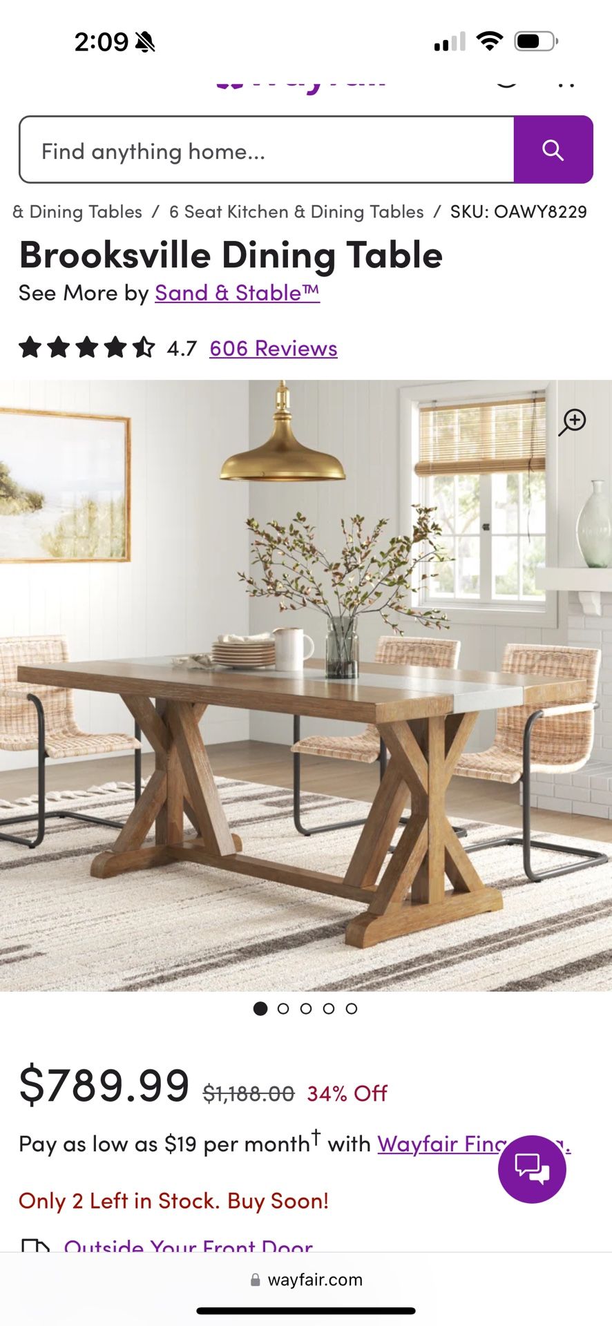 Dining Room Table