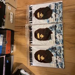 BAPE Head Camo Tees