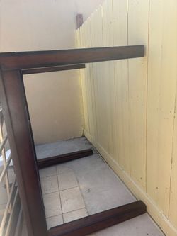 Dark Wood Side Table FREE