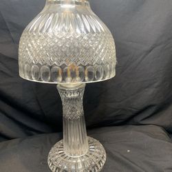 Vintage Boudoir Crystal Lamp 