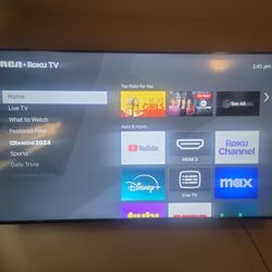 65 Inch Rca Still In Plastic On Screen Now Been Touched 