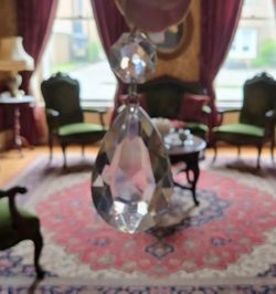 Vintage Crystal Chandelier Prisms –Teardrop & AB Crystal Drops