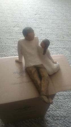 Willow Tree Father and Daughter statue