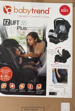 Baby Trend Infant rare facing car seat EZ Lift 35 plus NEW in BOX