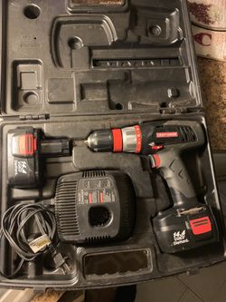 Craftsman cordless drill with case $60