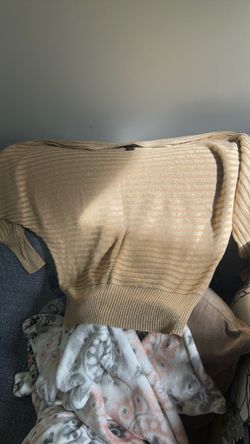 Gold sweater