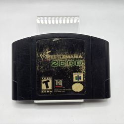 WWF WrestleMania 2000 (N64 Nintendo 64, 1999) Tested Authentic Cartridge Only