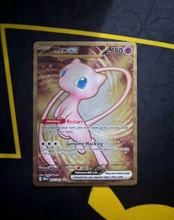 Pokémon Card Mew EX Metal