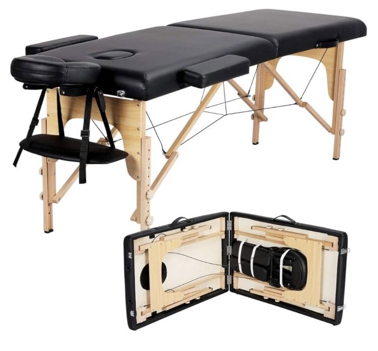 Massage Table With Sheet Set & Padding