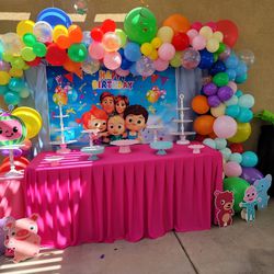 Candy Tables Party Decore  Balloons Garland 