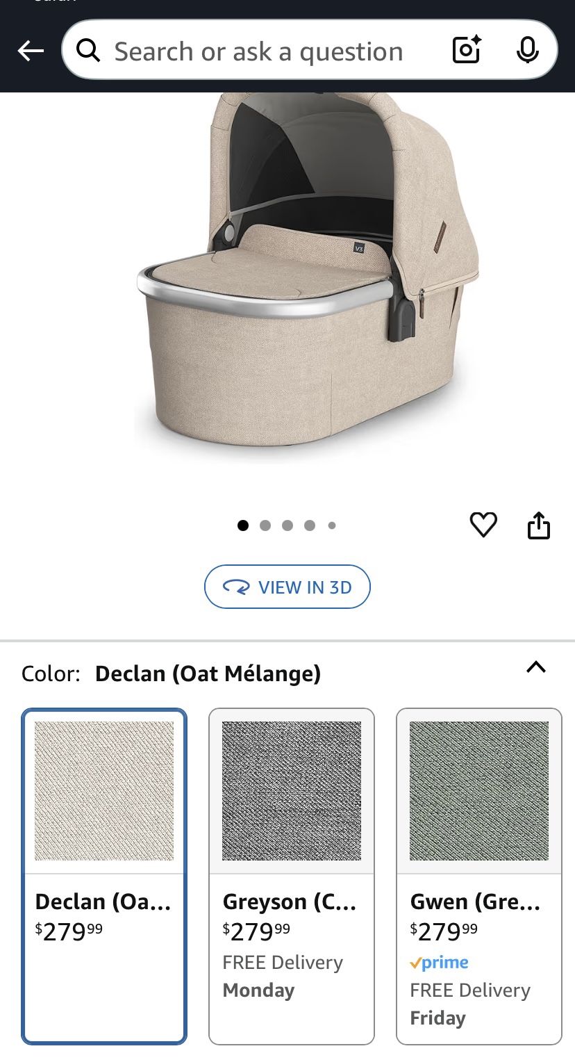 Uppababy Bassinet V3