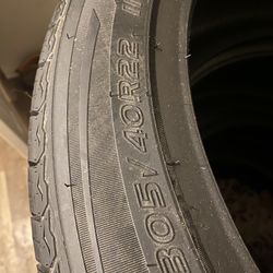 brand new set of tires and rims