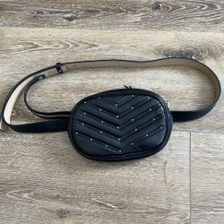 Rebeca Minkoff Black Leather shoulder & Belt Bag 