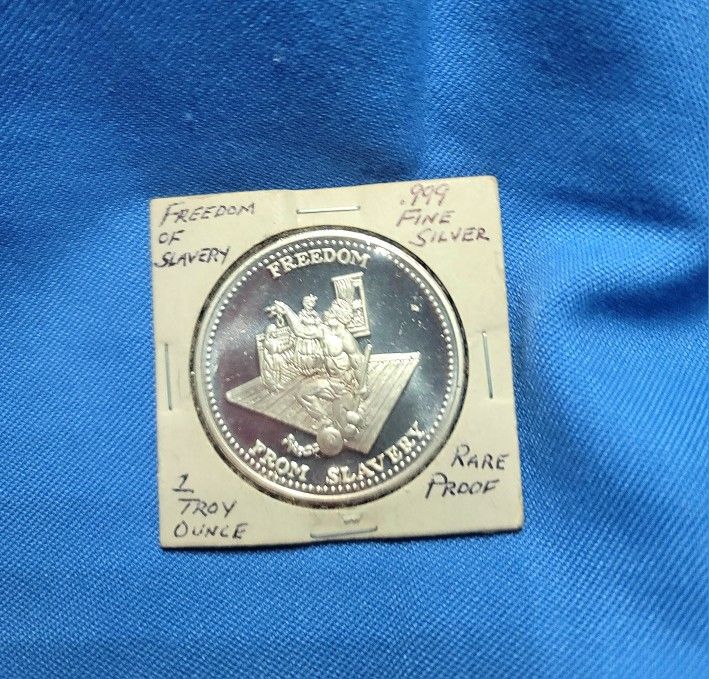 Silver Collector's Edition Finest Silver - Freedom From Slavery☆HIGHEST Quality MINT! Matthew