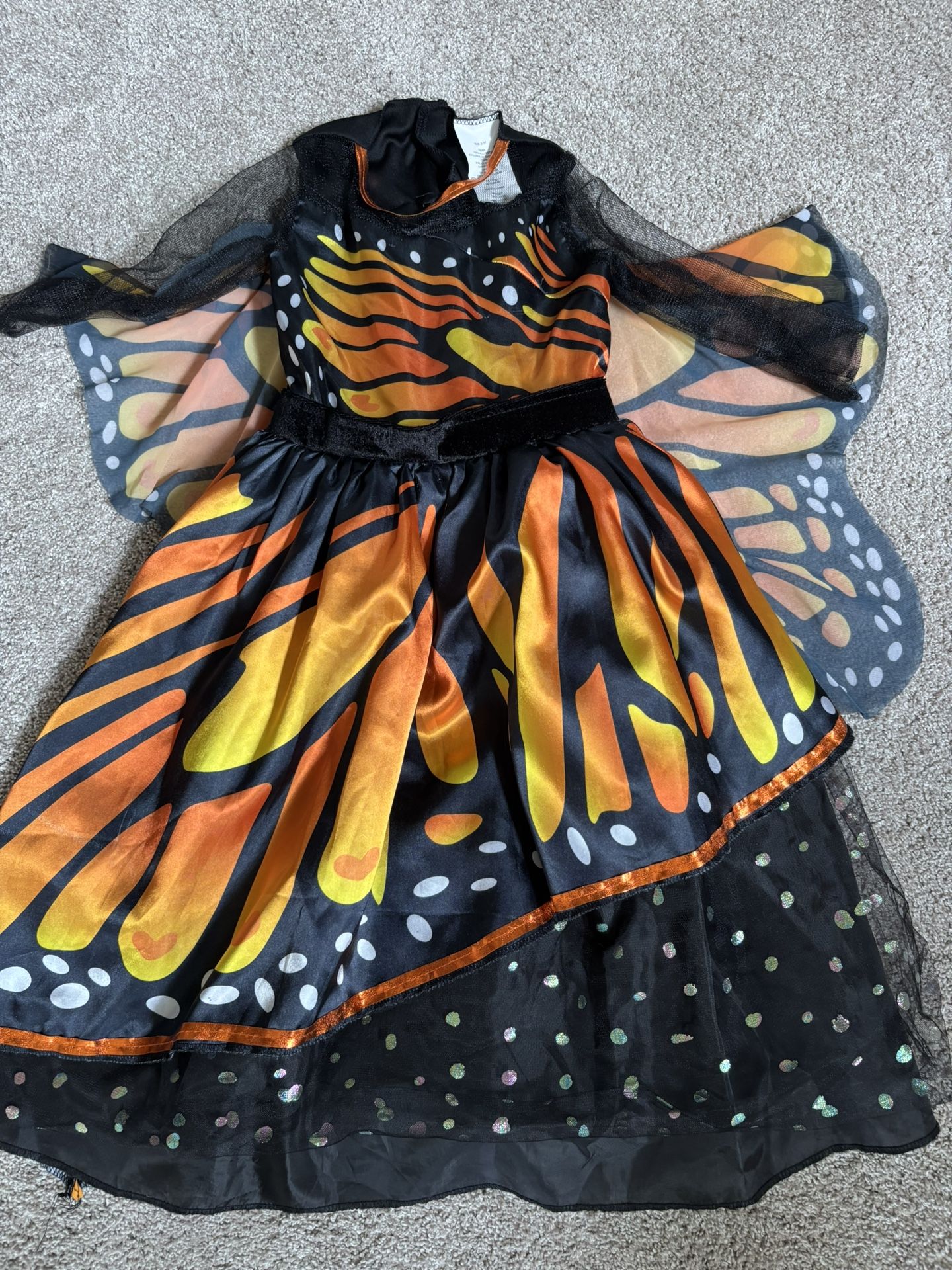 Halloween Monarch Butterfly Costume 2-3T