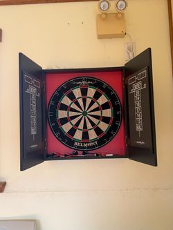 Dartboard Set with Cabinet & Darts – Javelin Sports Belmont