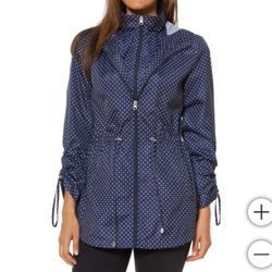 Jones New York Ladies' Packable Rain Jacket Size : L