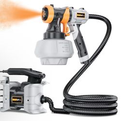 Paint Sprayer - BATAVIA 700W HVLP High Power Spray Paint Gun with 6FT Air Hose, 4 Nozzles & 3 Patterns