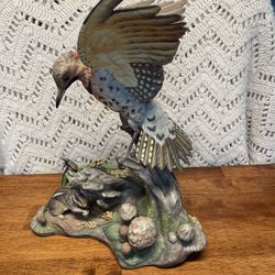 Yellow Shafted Flicker Boehm Statue Figurine
