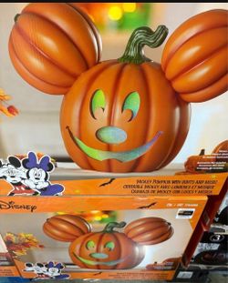Disney Mickey Mouse Pumpkin with Lights and Music