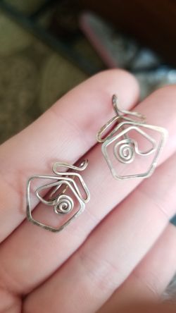 Sterling silver earrings