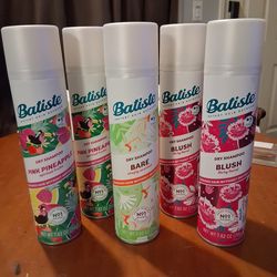 Batiste dry shampoos