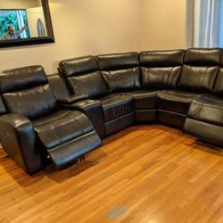 New Gray Power Recliner Sectional Couch / Free Delivery 