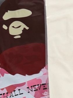 A Bathing Ape Pink Graphic Tee