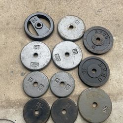 Discos,pesas —- Weight Plates 90 Lbs 