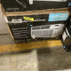 LG Electronics 15,000 BTU 115-Volt Window Air Conditioner LW1521ERSM Cools 800 Sq. Ft. with ENERGY STAR and Remote, Wi-Fi Enabled