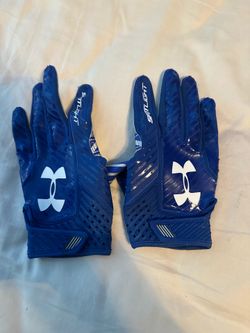 UA football gloves used