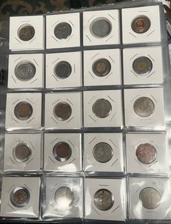30+ foreign coins