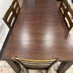 Dining table set 6 chairs 