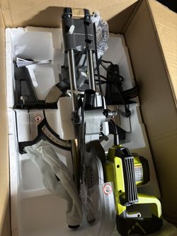 RYOBI 15 Amp 10 in. Corded Sliding Compound Miter Saw with LED Cutline Indicator