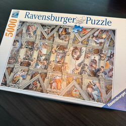 Ravensburger 5000 Piece Jigsaw Puzzle Sistine Chapel + 2x 1000 Puzzle