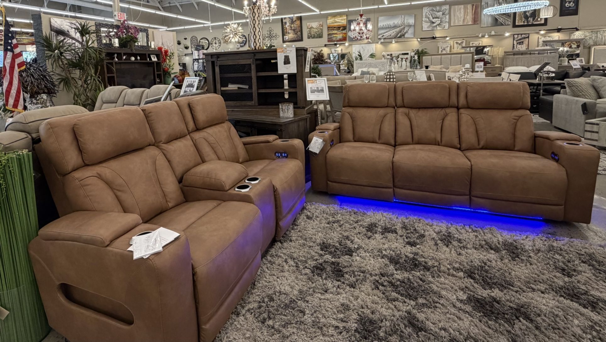 Power Reclining Sofa And Loveseat