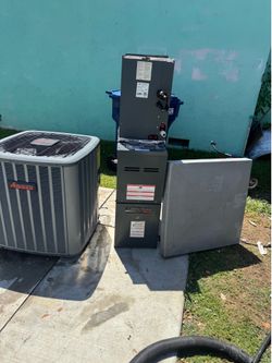3 TON Complete HVAC system coil, furnace and condenser