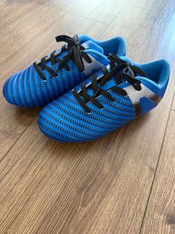 Size 12 blue soccer cleats BRAND NEW
