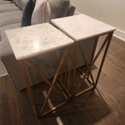Gold C Tables - Pair