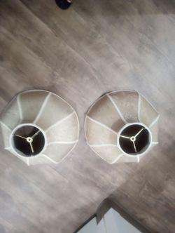 lamp hats pair