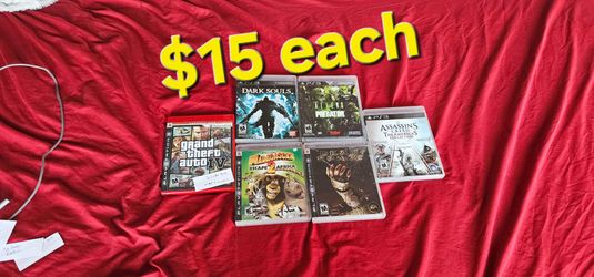 Sony PlayStation 3 ps3 games $15 each