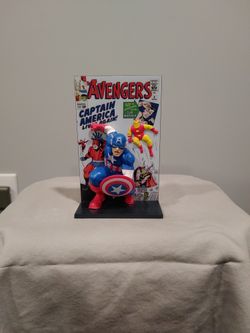 Captain America 3-D Comic Figure!!!