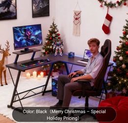 Brand New 51" Heavy-Duty L-Shaped Computer Desk