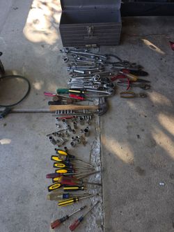 Craftsman Tool Box with Large Tool Lot