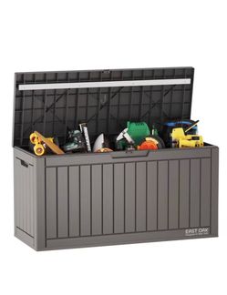 East Oak 60 Gallon Deck Outdoor Storage Padlock For Patio Furniture Patio