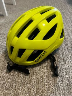 Bright Yellow Smith Bike Helmet