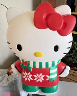 Hello Kitty Christmas LED decorative Figure