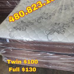 New QUEEN Pillow Top 