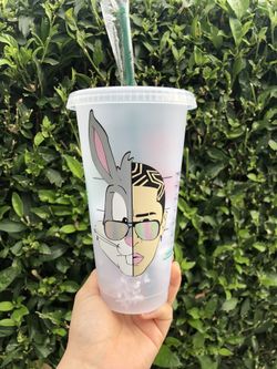 Starbucks Tumbler -Bad Bunny Theme