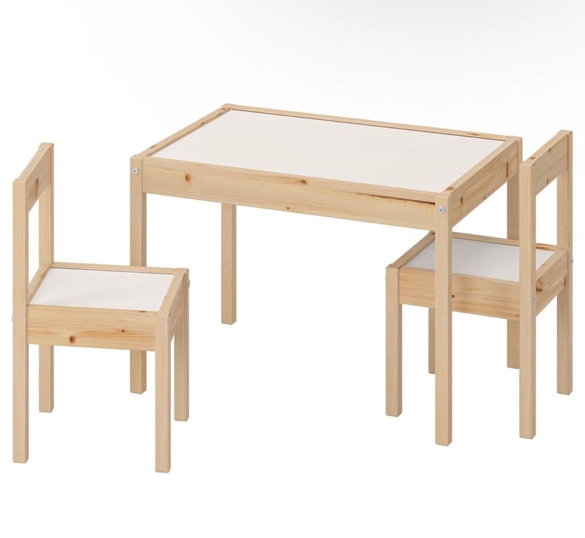 IKEA LATT Children’s Table + 2 Chairs